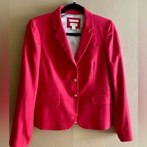 J. Crew Red Blazer